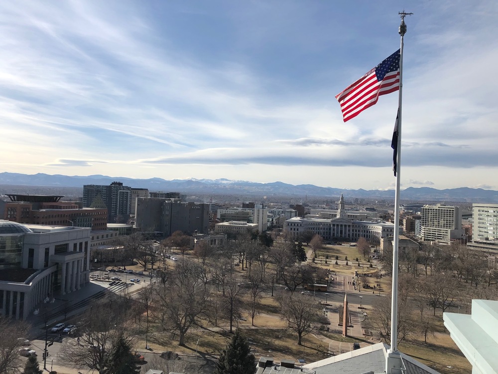 View from the top of the Capitol
