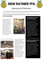 New Raymer FFA January/February Newsletter